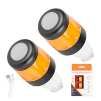 2 clignotants latéraux à poignée, feux d'avertissement de sécurité, 3 modes d'éclairage, rechargeables, pour guidon de trottinette électrique
