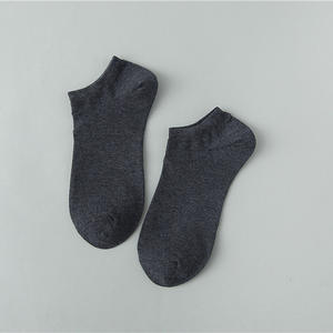 Chaussettes basses d'été en gros de haute qualité, couleur unie, pour loisirs et sport, respirantes et absorbant la transpiration, pour hommes - Product Image 5