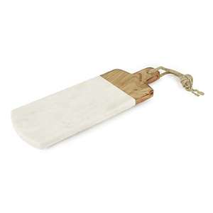 Design haut de gamme Logo personnalisé de qualité supérieure Planche de service Mable en bois d'acacia Planche à découper en bois et marbre - Product Image 3