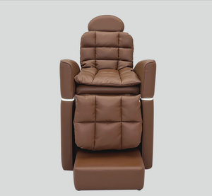 Sillón de Lavado de Cabello para Salón, Reclinable/Sentado, Lavabo Eléctrico Oculto, Reposapiés Extraíble, Compatible con EE. UU. - Product Image 6