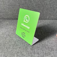 Tarjetas de visita digitales de plástico Pvc programables Facebook Tiktok Social Media Google Review Nfc Stand