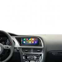 Senyet Layar Sentuh Stereo Multimedia Nirkabel 8.8 Inci Airplay CarPlay Android Auto Linux untuk Audi A4 2009-2012