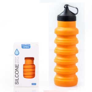 Bouteille d'eau pliable en silicone, best-seller transfrontalier, tasse télescopique créative pour le cyclisme, portable, grande capacité, pour les sports de plein air - Product Image 4