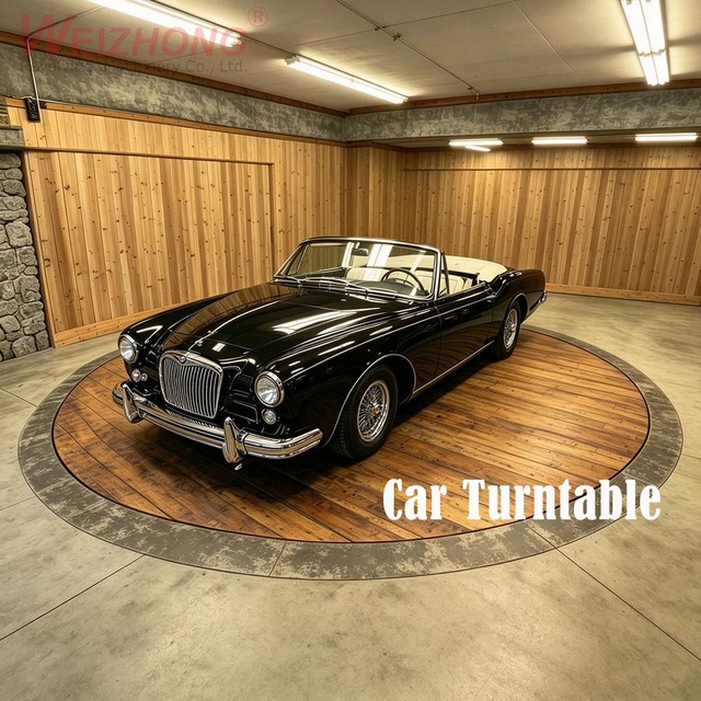 International Quality Standard Custom Made Car Spin Platform Private Garage Vehicle U-turn Rotary Turntable