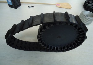 <span class=keywords><strong>Pièces</strong></span> de rechange <span class=keywords><strong>pour</strong></span> fauteuil roulant robot, petite piste en caoutchouc <span class=keywords><strong>pour</strong></span> châssis à chenilles, train de roulement tout terrain, petites pistes de vtt - Product Image 4