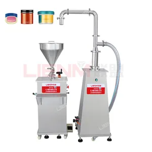 LIENM Semi Automatic Filling Machine With Conical Feeder Wax Cosmetics Manual Paste Filling Machine