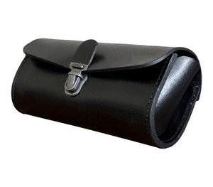 Stylish Black Leather <b>Roll</b> <b>Bag</b> Made With High Quality Handcrafted Leather Sleek Compact And Ideal For Modern Minimalist Travel - Product Image 1