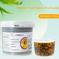 Groothandel Passievruchtjam 2,8kg Flesverpakt Commerciële Bakdesserts Melkthee Guangdong
