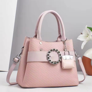 Women's Retro European-American Style PU Leather Shoulder Bag with Single <b>Zip</b> Closure Large Capacity Fashionable & Simple Design - Product Image 2