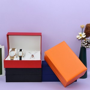 Productos de Venta Caliente, Caja de Regalo para Joyería, Caja de Regalo de Cuero PU de Alta Gama y Exquisita, Caja de Regalo Creativa con Tapa Abatible - Product Image 2