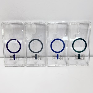 In stile anello magnetico colorato Wireless custodia <span class=keywords><strong>per</strong></span> telefono cellulare trasparente custodia <span class=keywords><strong>per</strong></span> <span class=keywords><strong>Samsung</strong></span> S25 S24 S23 Ultra - Product Image 6