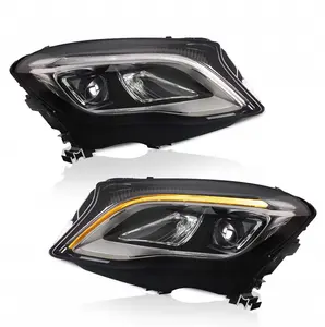 Led Headlight Assembly for Mercedes Benz GLA250 X156 W156 Halogen upgrade to LED 2018 2019