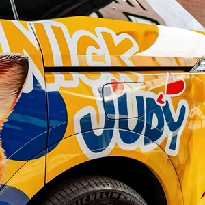 Vinilo Decorativo para Automóviles KMS Crazy Animals City, Diseño de Dibujos Animados, Color Personalizable, Película PET de 8MIL de Grosor, Cobertura Total del Vehículo, Garantía de 3 Años - Product Image 5