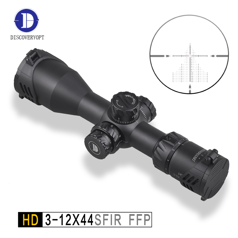 Прицел для охоты Discovery Optics HD 3-12X44SFIR FFP, маленький и легкий тактический лазерный прицел