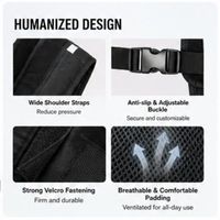 Exosquelette passif renforcé et durable pour l'assistance à l'activation/désactivation, réduisant efficacement la charge sur les muscles lombaires et le dos, protection de sécurité