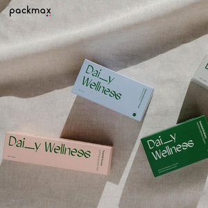 Caja de cartón blanca para cosméticos, embalaje personalizado con doble inserto, impresión UV, caja de papel para productos de cuidado de la piel, mascarillas y lápices labiales. - Product Image 2