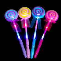 Nouvelles baguettes lumineuses tendance TikTok, bâtons lumineux amusants pour enfants, jouets de fête, pinwheels LED en plastique lumineux pour adultes