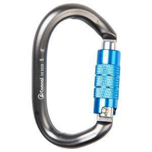 Mosquetón Tipo O Canle, Carga de 25 Kn, Bloqueo Desfasado, Aluminio de Aviación 7075, para Operaciones en Altura - Product Image 1