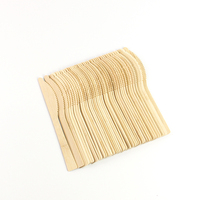 Couteau miniature en bambou biodégradable écologique de 140 mm pour le camping, les mariages, jetable