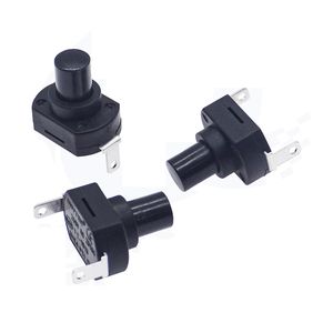 Interruptor Táctil 1813-KAN9 de 13x18mm, 2 Pines, Montaje Vertical, con Bloqueo (Encendido/Apagado), 10A de Alta Corriente, 18mm de Altura para Linternas - Product Image 3