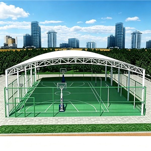 Fabricante de estructuras tensadas para canchas de pádel, techos deportivos y canchas de baloncesto con membrana de PVDF. - Product Image 6