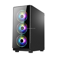 Dernière tour moyenne ATX Gabinete gamer gaming pc cabinet ordinateur en aluminium Micro boîtier ATX pc