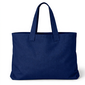 Sac fourre-tout en toile 100 % coton personnalisé COTTON FIELD Factory, sac de courses robuste avec poignée d'épaule, sac fourre-tout en toile personnalisé - Product Image 1
