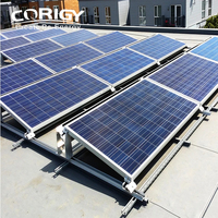 Corigy Supports de montage de panneaux solaires lestés à toit plat Système de rayonnage solaire hors réseau