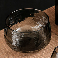 Bol à matcha en verre de 500 ml avec bec verseur, en stock, ensemble complet avec fouet, cuillère et support