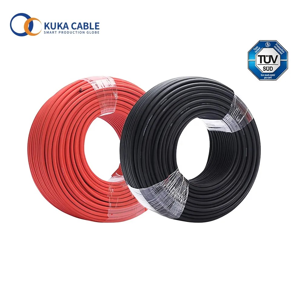 Cpr B2ca/Cca/Dca/Eca Rood Zwart Dc 4mm2 6mm2 10mm2 Pv Zonnebatterij Kabel Draad Voor Zonnepaneel