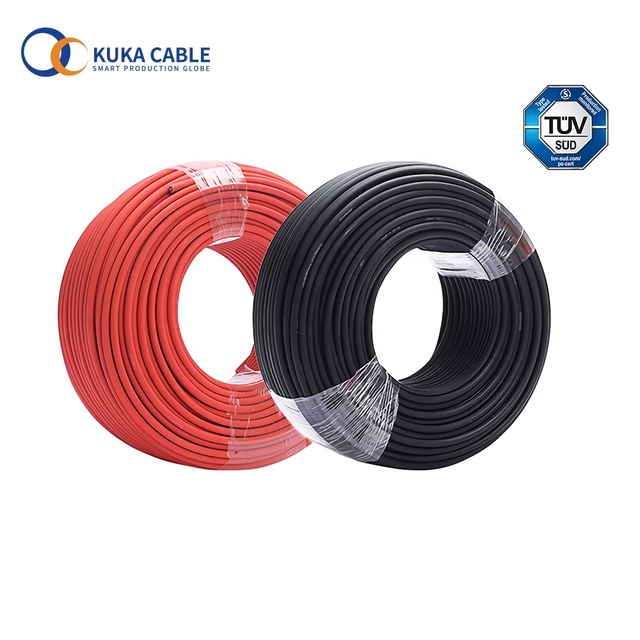 CPR B2CA/CCA/DCA/ECA Red Black DC 4mm2 6mm2 10mm2 PV Solar Battery Cable Wire for Solar Panel