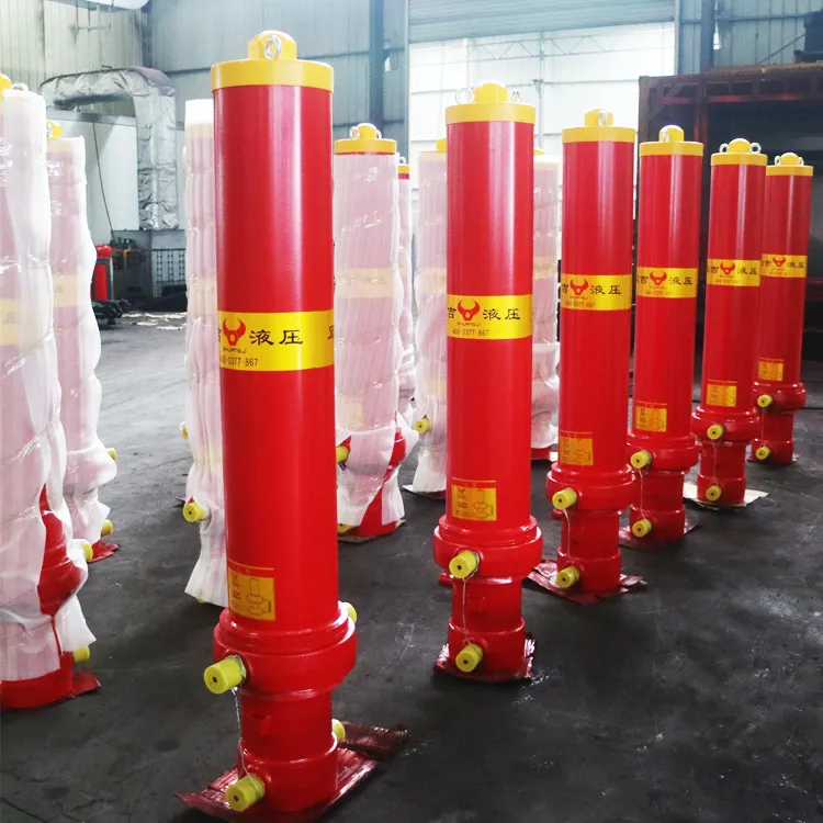 5 Stage Dump Truck Lift Telescopic Hydraulic Cylinder Low Price