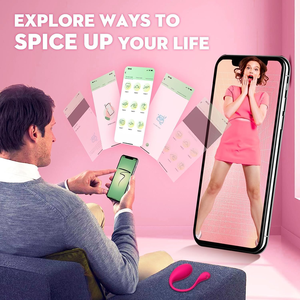 Ovetto Vibrante <span class=keywords><strong>Sex</strong></span> Toy di Alta Qualità Direttamente dalla Fabbrica, 10 Frequenze Impermeabile con Controllo via APP per Donna - Product Image 4