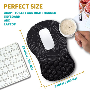 <span class=keywords><strong>Ergonomic</strong></span> chuột Pad với cổ tay phần còn lại hỗ trợ bộ nhớ bọt dốc massage phình địa hình đường viền cổ phiếu với Vận chuyển nhanh - Product Image 2