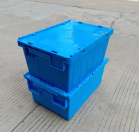 Conteneur en plastique de stockage d'entrepôt empilable de grande taille en PP HDPE de qualité industrielle en stock