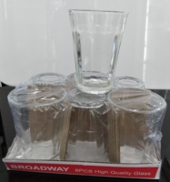 Usine en gros arabe populaire 165 ml tasse à thé tasses d'eau potable en verre pour la verrerie de gobelet en osier