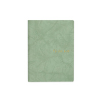 Cahier de couverture de PVC de taille A6 avec la couleur différente