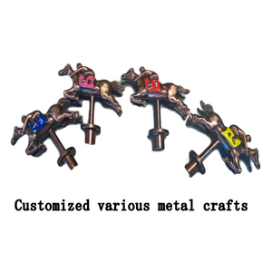 Guangyu Thiết Kế Độc Đáo Kim Loại Thủ Công Mỹ Nghệ Sáng Tạo Cổ Cờ Quân Đặt Tùy Chỉnh Bằng Gỗ Ngựa Đua Trò Chơi Sang Trọng Cờ Vua - Product Image 6