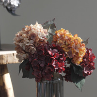 Party Hotel Hochzeits dekoration Tisch dekorative Blumenstrauß Künstliche Herbst farbige Hortensie Blume