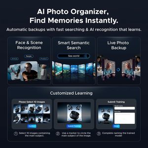 UGREEN NAS DXP4800 Pro 4ベイデスクトップNAS Intel i3-1315U 6コアCPU 8GB DDR5 RAM 2.5GbE M.2 NVMe 4K HDMI ネットワークアタッチドストレージ - Product Image 2