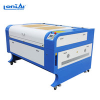 Machine à graver et de découpe au laser Co2, pour bâton de crème glacée, jean, souvenirs de bois, marbre, avec caméra rotative, 9 pouces