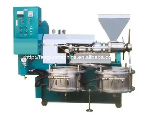 Large sesame rapeseed soybean oil press Fully automatic screw oil press