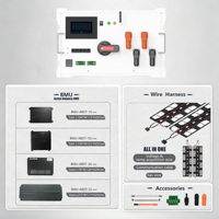 Sistema de Monitoreo de Baterías JKESS de Alto Voltaje BMS Master Slave 144S 192S 256S 1000V para LiFePo4 C&I ESS con Pantalla LCD de 4.3 Pulgadas