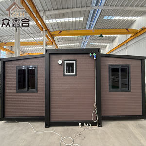 منزل حاويات شحن معدل قابل للتوسيع وقابل للطي من الفولاذ، فاخر وعالي الجودة وقابل للتخصيص، تصميم عصري وقابل للتهوية - Product Image 2