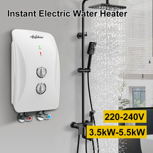 Chauffe-eau électrique instantané avec bouton manuel 5500W, corps en plastique, design traditionnel, pour marchés - Product Image 1