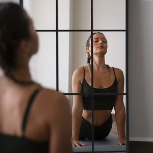 Hot bán phòng khách hình chữ nhật lớn độc đáo tầng thường vụ gương hộ gia đình treo tường - Product Image 4