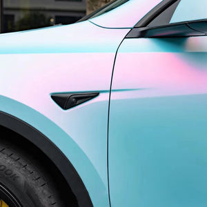 Wrapmaster 1.52*18Meter Vật Nuôi Màu Xanh Màu Đỏ Satin Xe Bọc Chi Phí Màu Sắc Vinyl Bọc Xe - Product Image 3