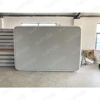 3x2x0.2m Ponton à air flottant Jet Ski Dock Queue de bateau Flotteur Eau Plate-forme gonflable Dock pour Yacht