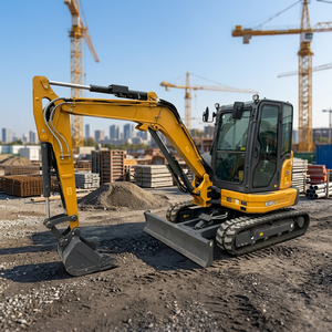 รถขุดไฮดรอลิกขนาดเล็ก XE45E ประหยัดน้ำมัน 4.5 ตัน ความจุ 0.14 ลูกบาศก์เมตร เครื่องยนต์ 33 กิโลวัตต์ เหมาะสำหรับงานฟาร์มและสวน - Product Image 1