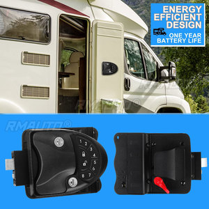 ระบบล็อคประตู RV แบบไร้กุญแจสำหรับรถบ้านและรถพ่วง พร้อมกุญแจไฟฟ้าแบบไร้กุญแจ 2 ดอก ระบบ Deadbolt และโหมดเงียบ - Product Image 2